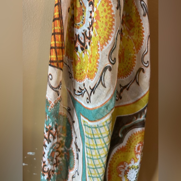 Colorful Patterned Infinity Scarf - Picture 2 of 4